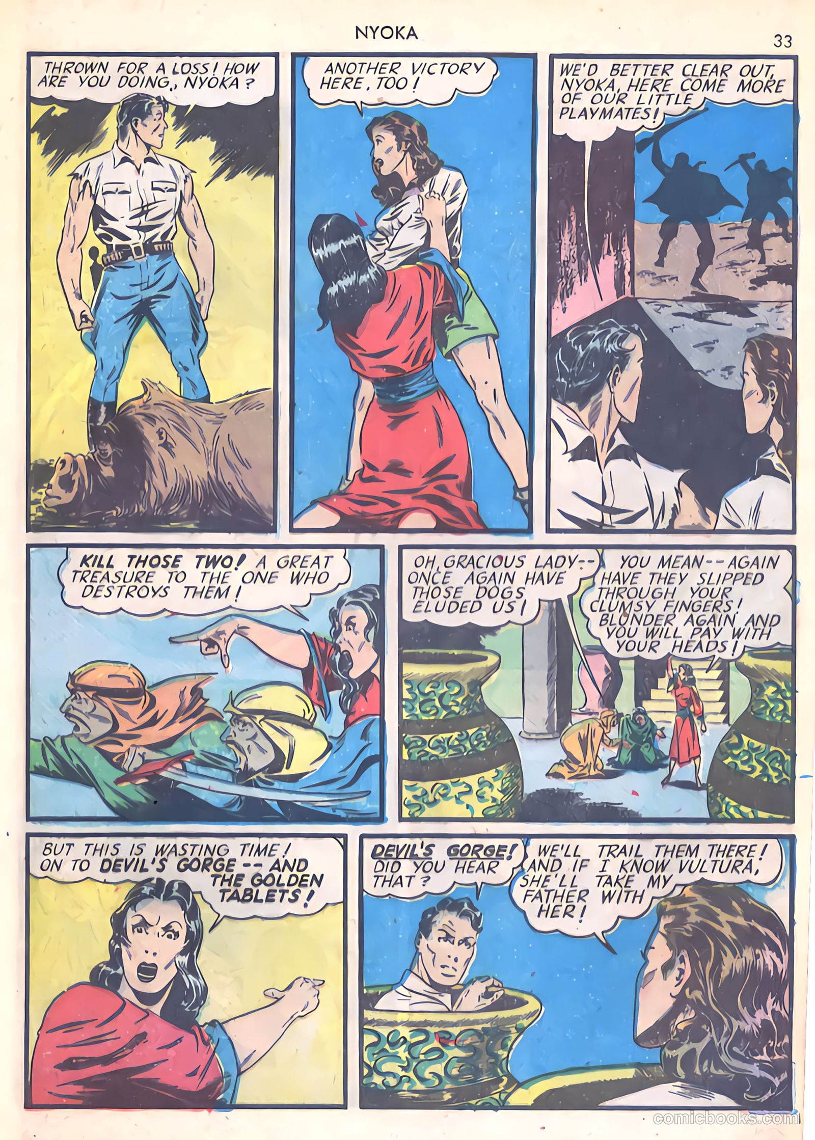 Jungle Girl #1 (1942) — page 33 of 68