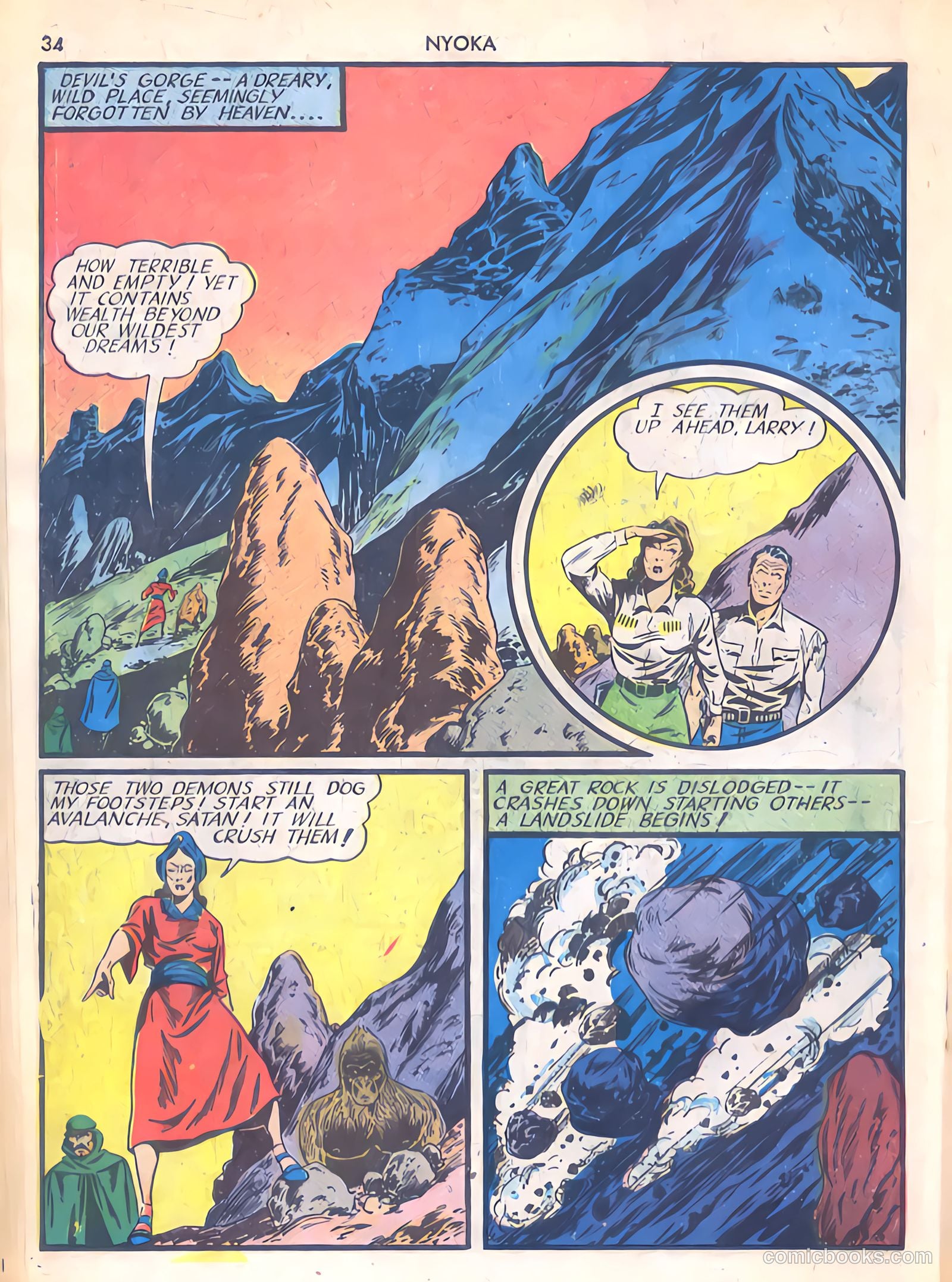 Jungle Girl #1 (1942) — page 34 of 68