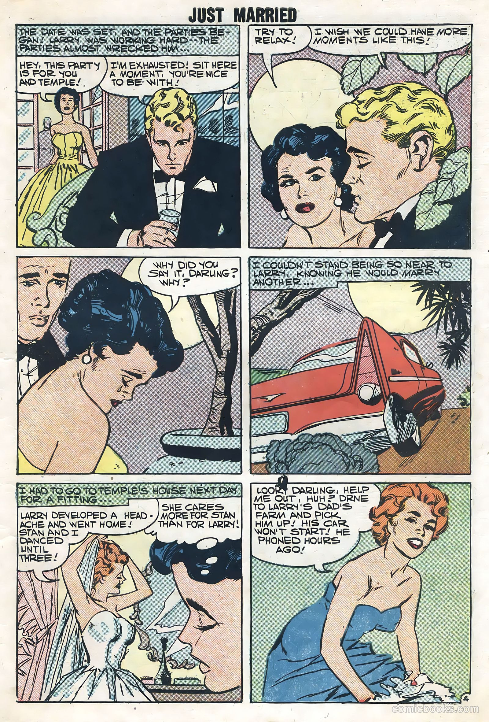Just Married #3 (1958) — page 7 of 35