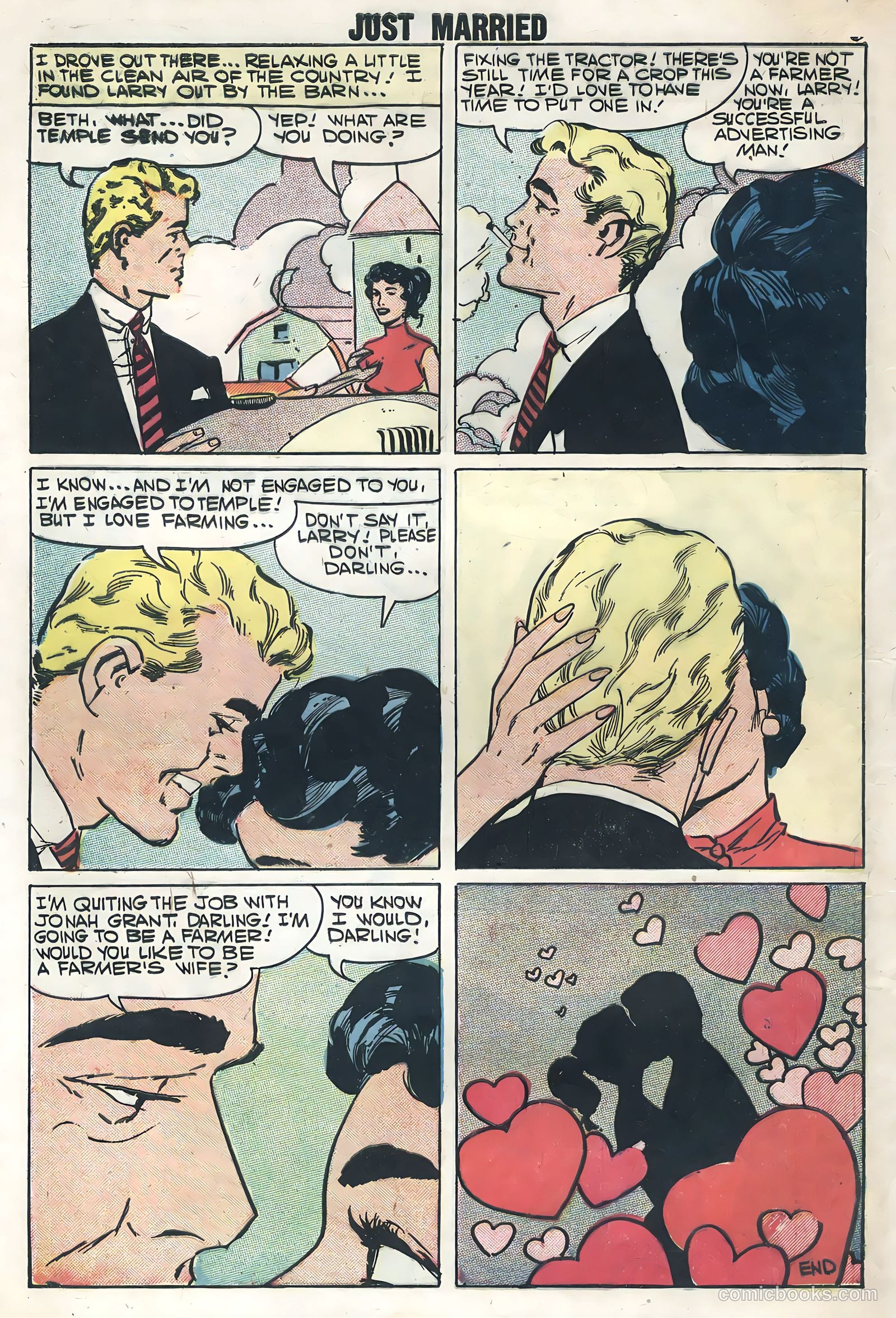Just Married #3 (1958) — page 8 of 35