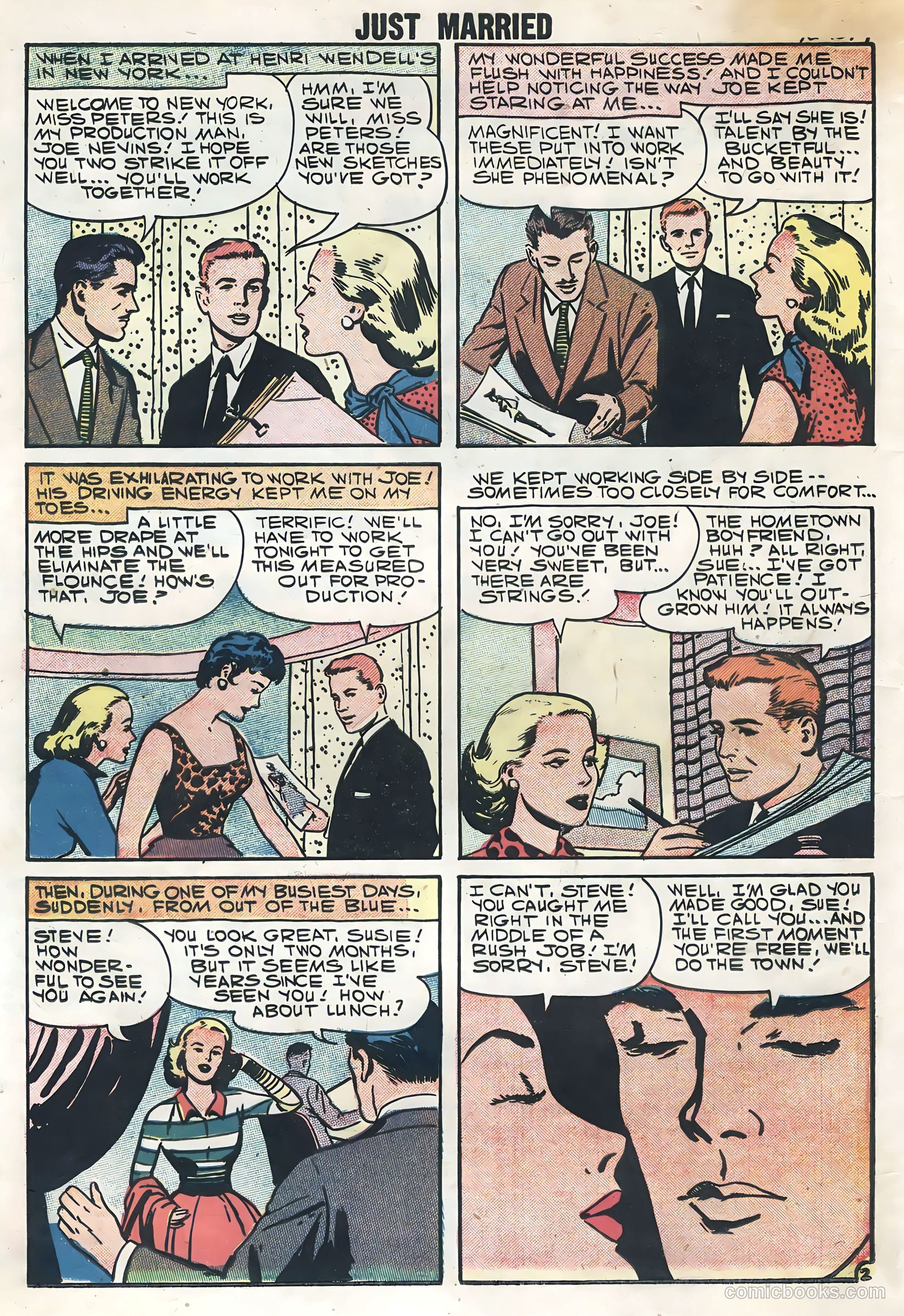 Just Married #3 (1958) — page 16 of 35