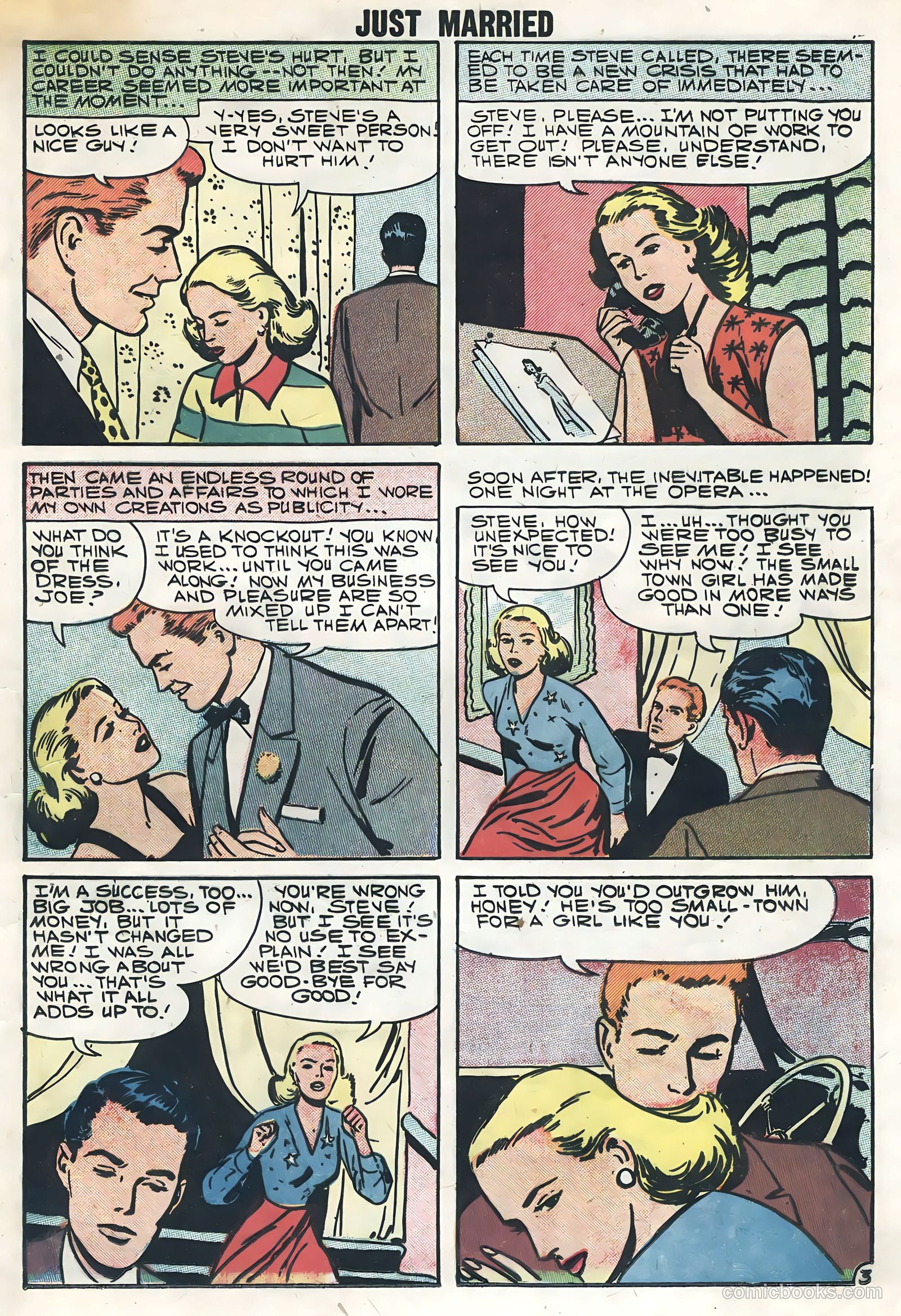 Just Married #3 (1958) — page 17 of 35